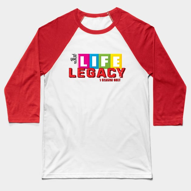 The Game of Life - Legacy Edition Baseball T-Shirt by RollForTheWin